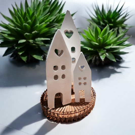 Unscented Aroma Stone - Little Houses