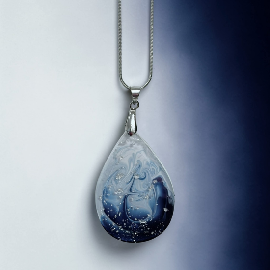 Coastal Waters Necklace - Oval