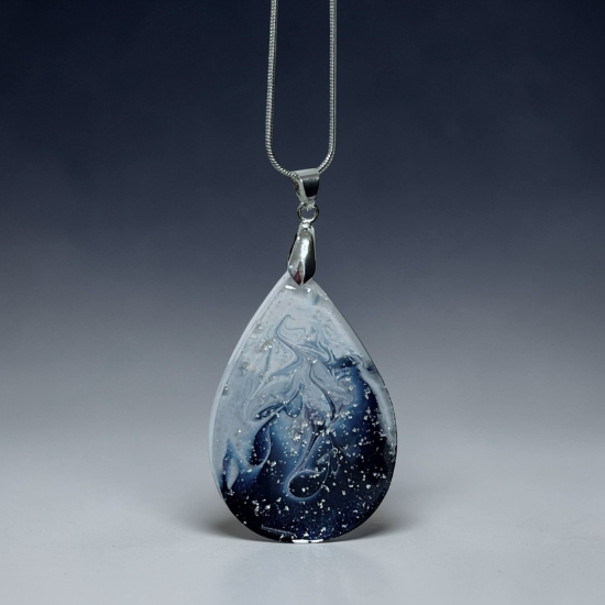 Coastal Waters Necklace - Oval