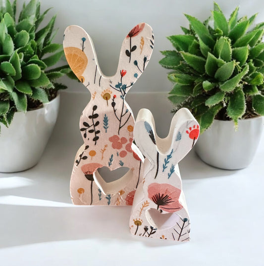 Unscented Aroma Stone - Mummy and baby bunnies