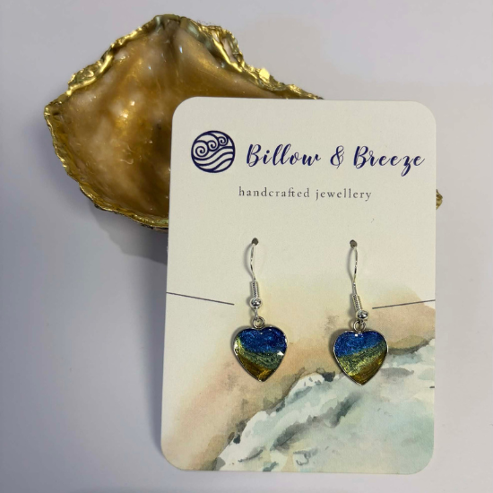Coastal Themed Drop Earrings - Beach Vibe