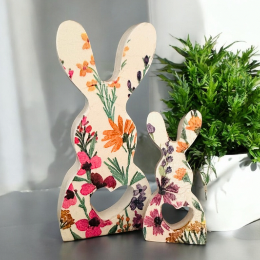 Unscented Aroma Stone - Mummy and baby bunnies