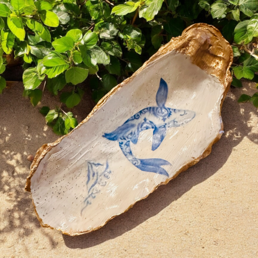 Loch Ryan Oyster Shell Trinket Dish - Blue Coi Design
