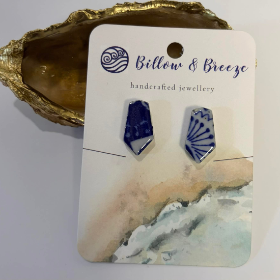 Sea Pottery Earrings
