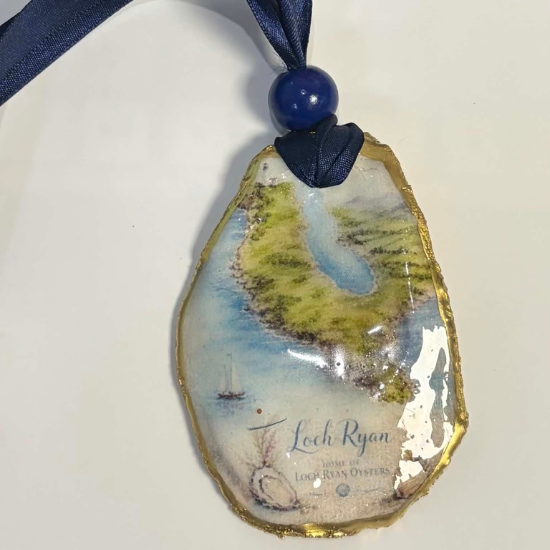 Loch Ryan – Hanging Oyster Shell Charm