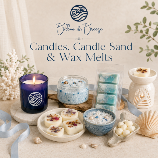 Candles, Candle Sand & Wax Melts