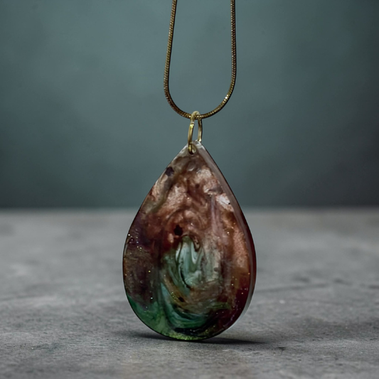 Golden Deep Waters Necklace