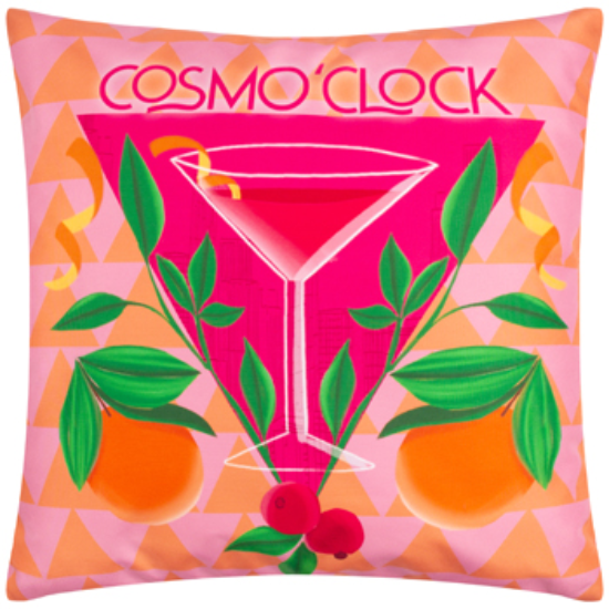 Cosmo O'clock Colourful Outdoor Cushion