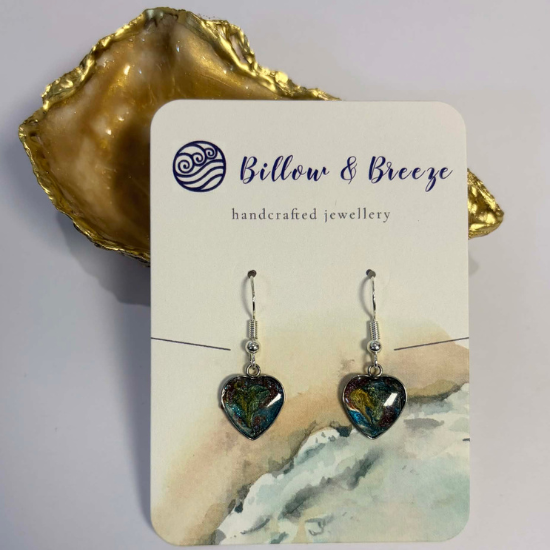 Coastal Themed Drop Earrings - Beach Vibe
