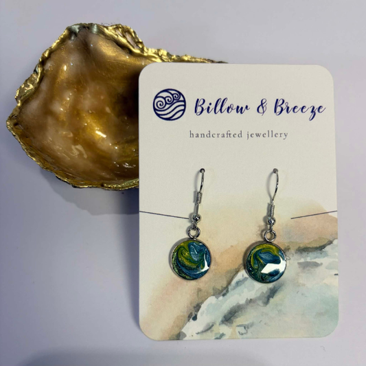 Coastal Themed Drop Earrings - Beach Vibe
