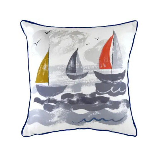 Nautical Cushions - Sailboats