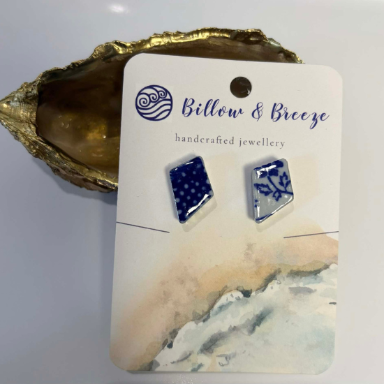 Sea Pottery Earrings