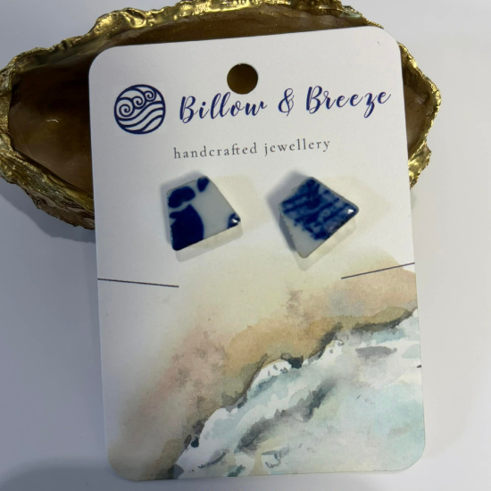 Sea Pottery Earrings