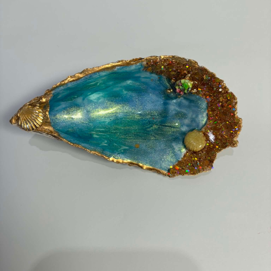 Turtle Cove – Handmade Ocean Oyster Shell Trinket Dish