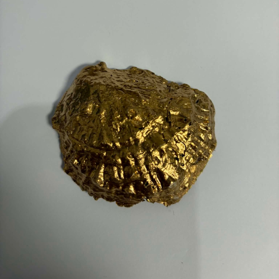 Golden Tides – Handmade Ocean Oyster Shell Trinket Dish