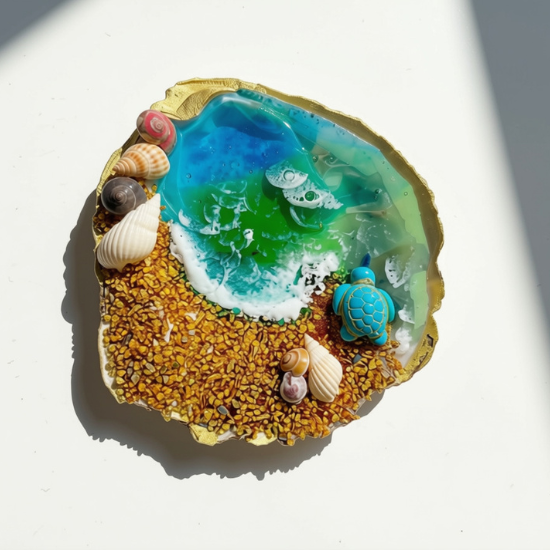 Turtle Lagoon (4) – Loch Ryan Oyster Shell Trinket Dish