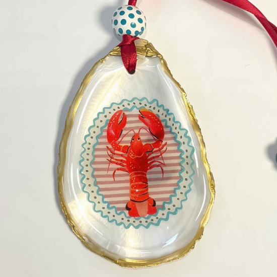 Coastal Lobster – Cumbrae Rock Oyster Hanging Charm