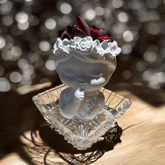 Unscented Aroma Stone - Ssshh Girl in White